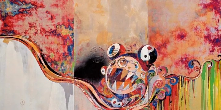 村上隆版画作品伤心，村上隆版画高清图片
